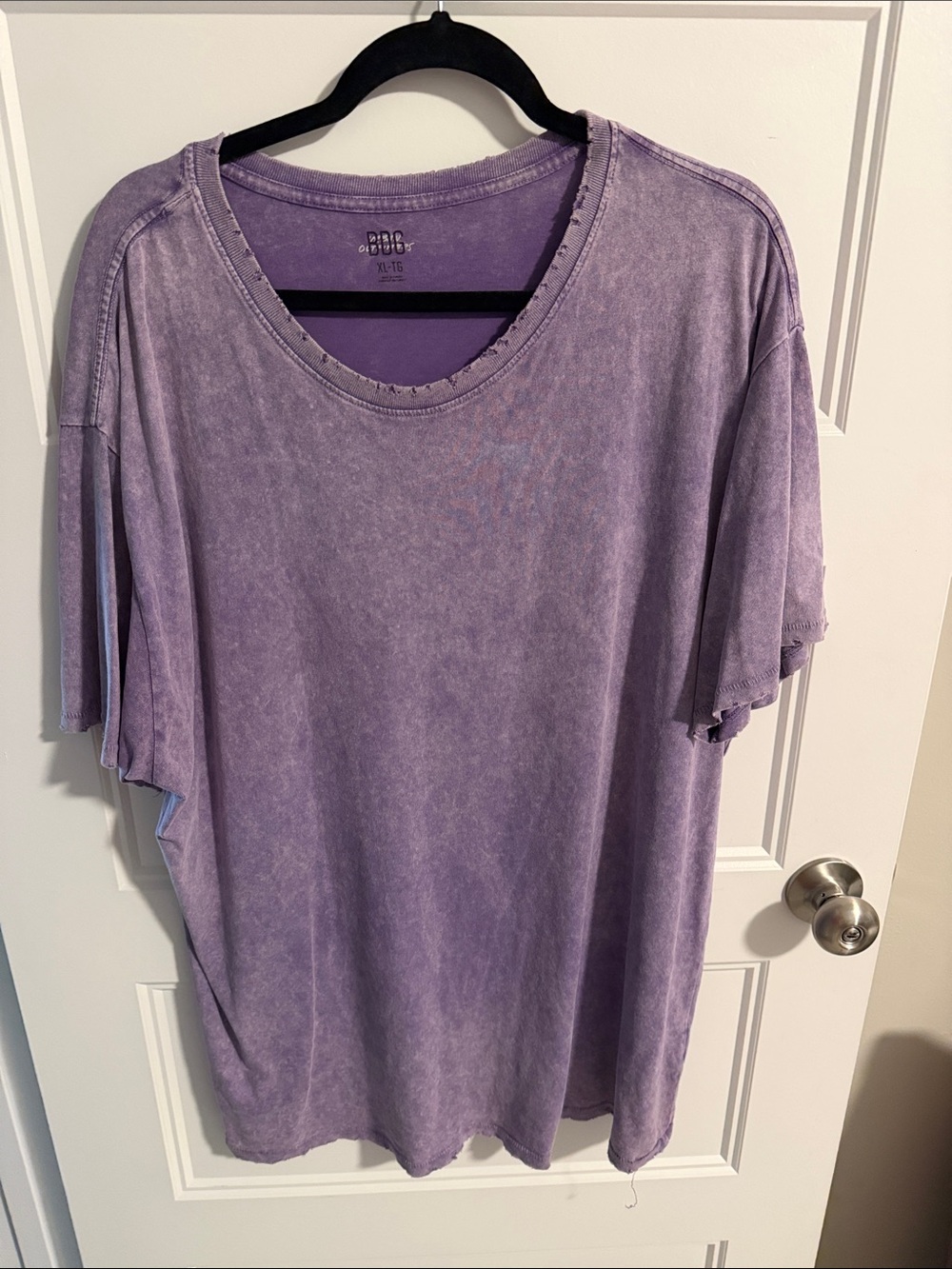 BDG Washed Lavender Short Sleeve Tee